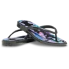 Miami Round Toe Dark Floral Flip