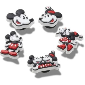 Mickey och Minnie PVC 5-pack Jibbitz™-berlocker