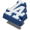 MLB Los Angeles Dodgers Jibbitz™-berlocker