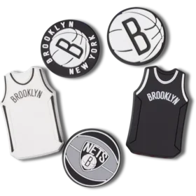 NBA Brooklyn Nets 5-pack Jibbitz™-berlocker