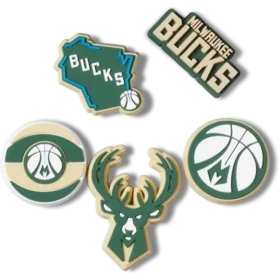 NBA Milwaukee Bucks 5-pack Jibbitz-berlocker