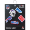 NFL Buffalo Bills 5-pack Jibbitz-skoberlocker NFL Buffalo Bills 5-pack Jibbitz-skoberlocker