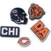 NFL Chicago Bears 5-pack Jibbitz-skoberlocker NFL Chicago Bears 5-pack Jibbitz-skoberlocker