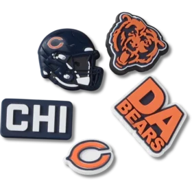 NFL Chicago Bears 5-pack Jibbitz-skoberlocker