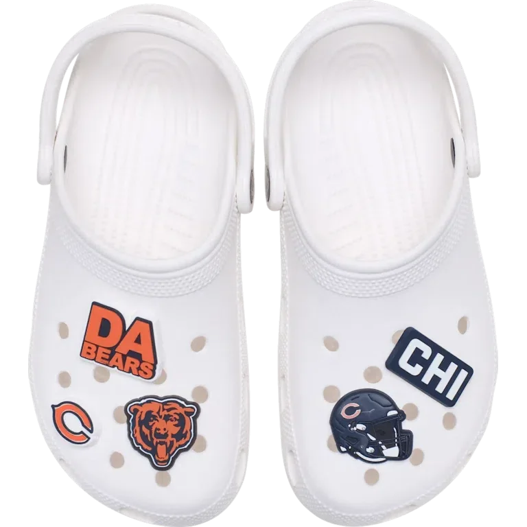 NFL Chicago Bears 5-pack Jibbitz-skoberlocker NFL Chicago Bears 5-pack Jibbitz-skoberlocker