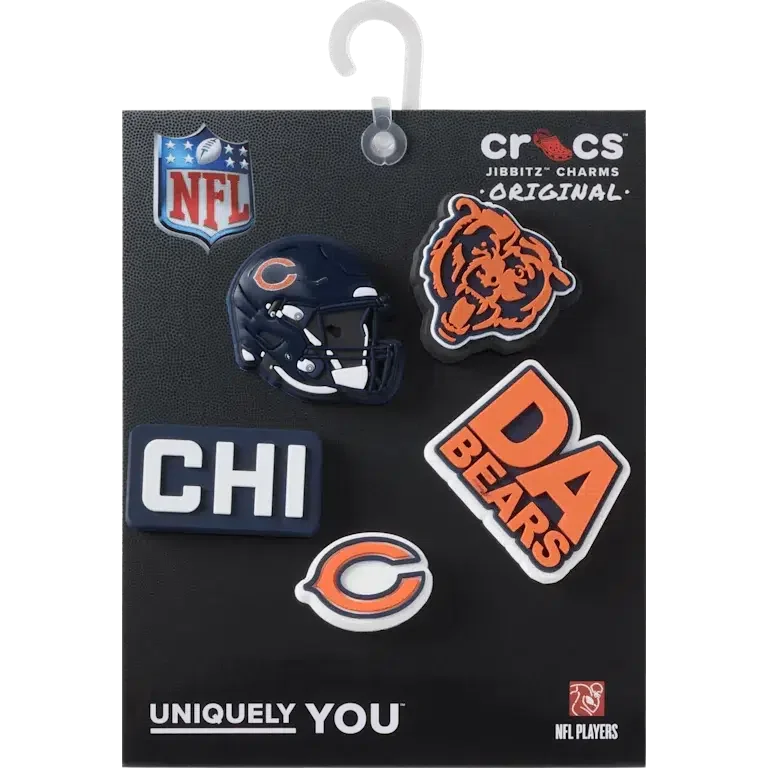 NFL Chicago Bears 5-pack Jibbitz-skoberlocker NFL Chicago Bears 5-pack Jibbitz-skoberlocker