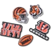 NFL Cincinnati Bengals 5-pack Jibbitz-skoberlocker NFL Cincinnati Bengals 5-pack Jibbitz-skoberlocker