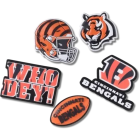 NFL Cincinnati Bengals 5-pack Jibbitz-skoberlocker