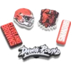 NFL Cleveland Browns 5-pack Jibbitz-skoberlocker NFL Cleveland Browns 5-pack Jibbitz-skoberlocker