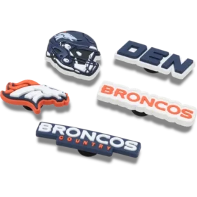 NFL Denver Broncos 5-pack Jibbitz-skoberlocker