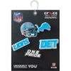 NFL Detroit Lions 5-pack Jibbitz-skoberlocker NFL Detroit Lions 5-pack Jibbitz-skoberlocker