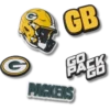 NFL Green Bay Packers 5-pack Jibbitz-skoberlocker NFL Green Bay Packers 5-pack Jibbitz-skoberlocker