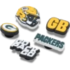 NFL Green Bay Packers 5-pack Jibbitz-skoberlocker NFL Green Bay Packers 5-pack Jibbitz-skoberlocker