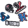 NFL Houston Texans 5-pack Jibbitz-skoberlocker NFL Houston Texans 5-pack Jibbitz-skoberlocker