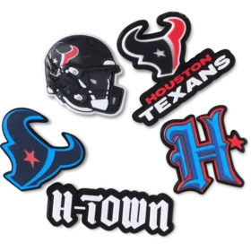 NFL Houston Texans 5-pack Jibbitz-skoberlocker