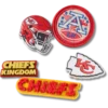 NFL Kansas City Chiefs 5-pack Jibbitz-skoberlocker NFL Kansas City Chiefs 5-pack Jibbitz-skoberlocker