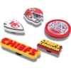 NFL Kansas City Chiefs 5-pack Jibbitz-skoberlocker NFL Kansas City Chiefs 5-pack Jibbitz-skoberlocker