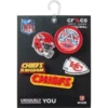 NFL Kansas City Chiefs 5-pack Jibbitz-skoberlocker NFL Kansas City Chiefs 5-pack Jibbitz-skoberlocker