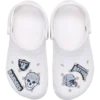 NFL Las Vegas Raiders 5-pack Jibbitz-skoberlocker NFL Las Vegas Raiders 5-pack Jibbitz-skoberlocker