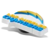 NFL Los Angeles Chargers-logotyp Jibbitz™-berlocker