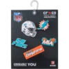 NFL Miami Dolphins 5-pack Jibbitz-skoberlocker NFL Miami Dolphins 5-pack Jibbitz-skoberlocker