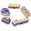 NFL Minnesota Vikings 5-pack Jibbitz-skoberlocker NFL Minnesota Vikings 5-pack Jibbitz-skoberlocker
