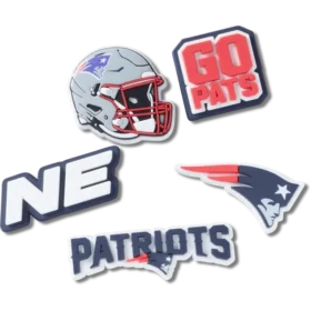NFL New England Patriots 5-pack Jibbitz-skoberlocker