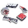NFL New England Patriots 5-pack Jibbitz-skoberlocker NFL New England Patriots 5-pack Jibbitz-skoberlocker