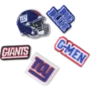 NFL New York Giants 5-pack Jibbitz-skoberlocker NFL New York Giants 5-pack Jibbitz-skoberlocker