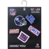 NFL New York Giants 5-pack Jibbitz-skoberlocker NFL New York Giants 5-pack Jibbitz-skoberlocker