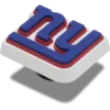NFL New York Giants-logotyp Jibbitz™-berlocker