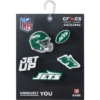 NFL New York Jets 5-pack Jibbitz-skoberlocker NFL New York Jets 5-pack Jibbitz-skoberlocker