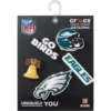 NFL Philadelphia Eagles 5-pack Jibbitz-skoberlocker NFL Philadelphia Eagles 5-pack Jibbitz-skoberlocker