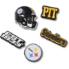 NFL Pittsburgh Steelers 5-pack Jibbitz-skoberlocker NFL Pittsburgh Steelers 5-pack Jibbitz-skoberlocker