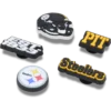 NFL Pittsburgh Steelers 5-pack Jibbitz-skoberlocker NFL Pittsburgh Steelers 5-pack Jibbitz-skoberlocker