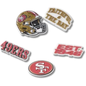 NFL San Francisco 49ers 5-pack Jibbitz-skoberlocker