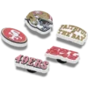 NFL San Francisco 49ers 5-pack Jibbitz-skoberlocker NFL San Francisco 49ers 5-pack Jibbitz-skoberlocker