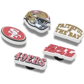 NFL San Francisco 49ers 5-pack Jibbitz-skoberlocker
