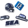 NFL Seattle Seahawks 5-pack Jibbitz-skoberlocker NFL Seattle Seahawks 5-pack Jibbitz-skoberlocker