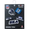 NFL Seattle Seahawks 5-pack Jibbitz-skoberlocker NFL Seattle Seahawks 5-pack Jibbitz-skoberlocker