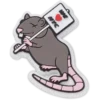 Nyc Rats Run the City Jibbitz™-berlocker