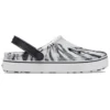 Off Court Clogs ”Marbled White Black”