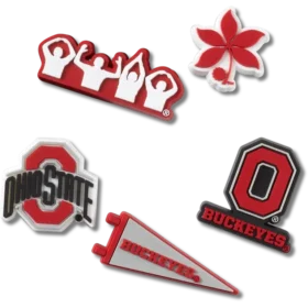 Ohio State University 5-pack Jibbitz™-berlocker