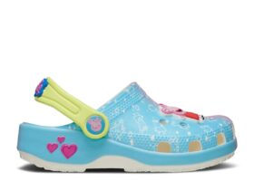 Peppa Pig x Classic Clog Toddler ”Blue Pink Gradient”
