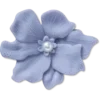 Periwinkle Flower with Pearl Jibbitz™-berlocker