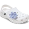 Periwinkle Flower with Pearl Jibbitz™-berlocker