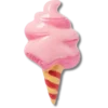 Pink Cotton Candy Jibbitz™-berlocker