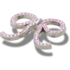 Pink Glittery Bow Jibbitz™-berlocker