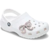Pink Glittery Bow Jibbitz™-berlocker