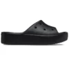 Platform Slide Crocs ”Black”